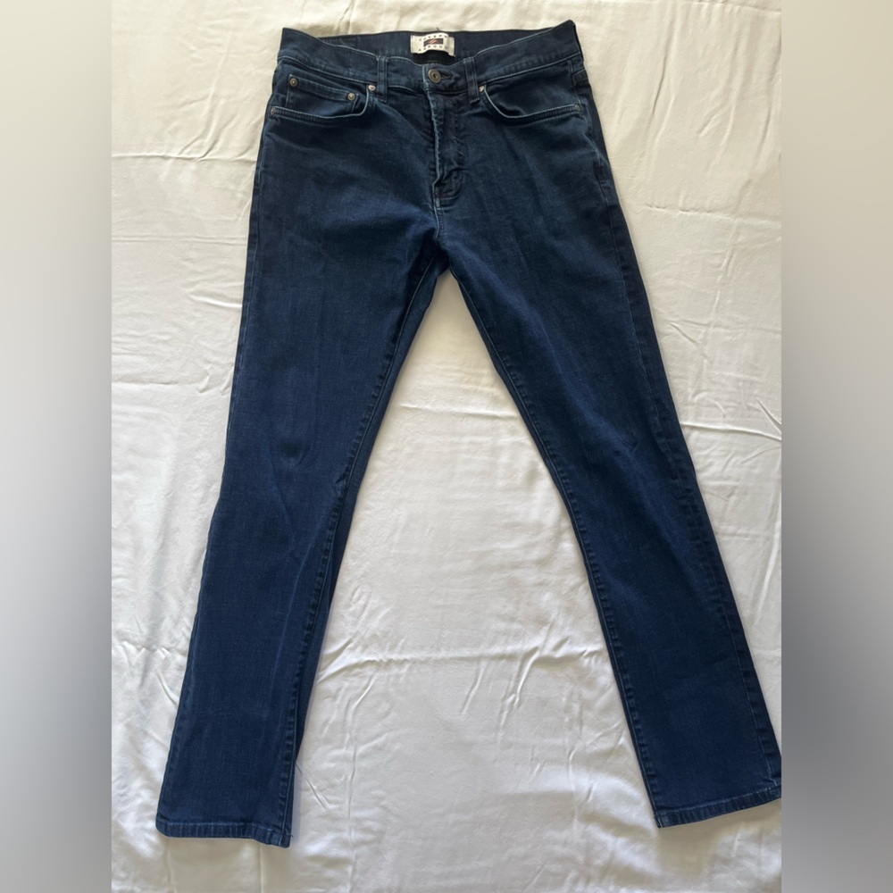 CLEARANCE - Joseph Abboud Men's Slim Fit Dark Wash Denim Jeans (32x32)